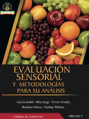 cover image of Evaluación sensorial y metodologías para su análisis